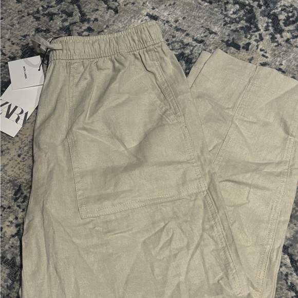 Zara linen pants brand new never worn size small - Picture 5 of 6